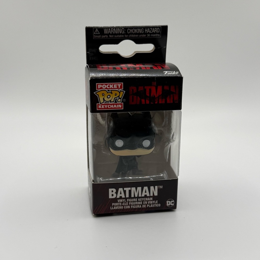 Funko Batman Keychain in Black and Gray